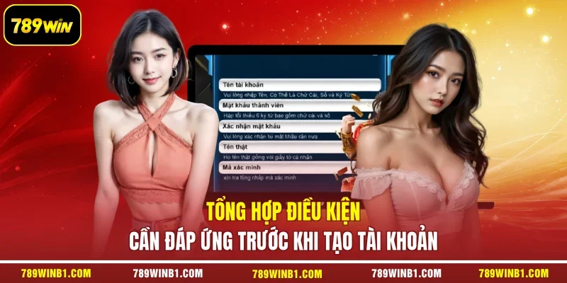 Tổng hợp điều kiện cần đáp ứng trước khi tạo tài khoản
